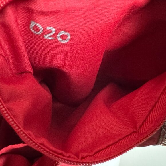 Cute Red Shoulder Bag Croc Style Fabric - Picture 12 of 13